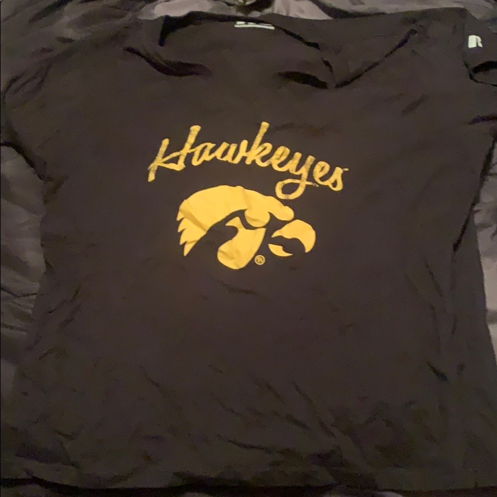 Iowa Hawkeyes V-neck short sleeves shirt